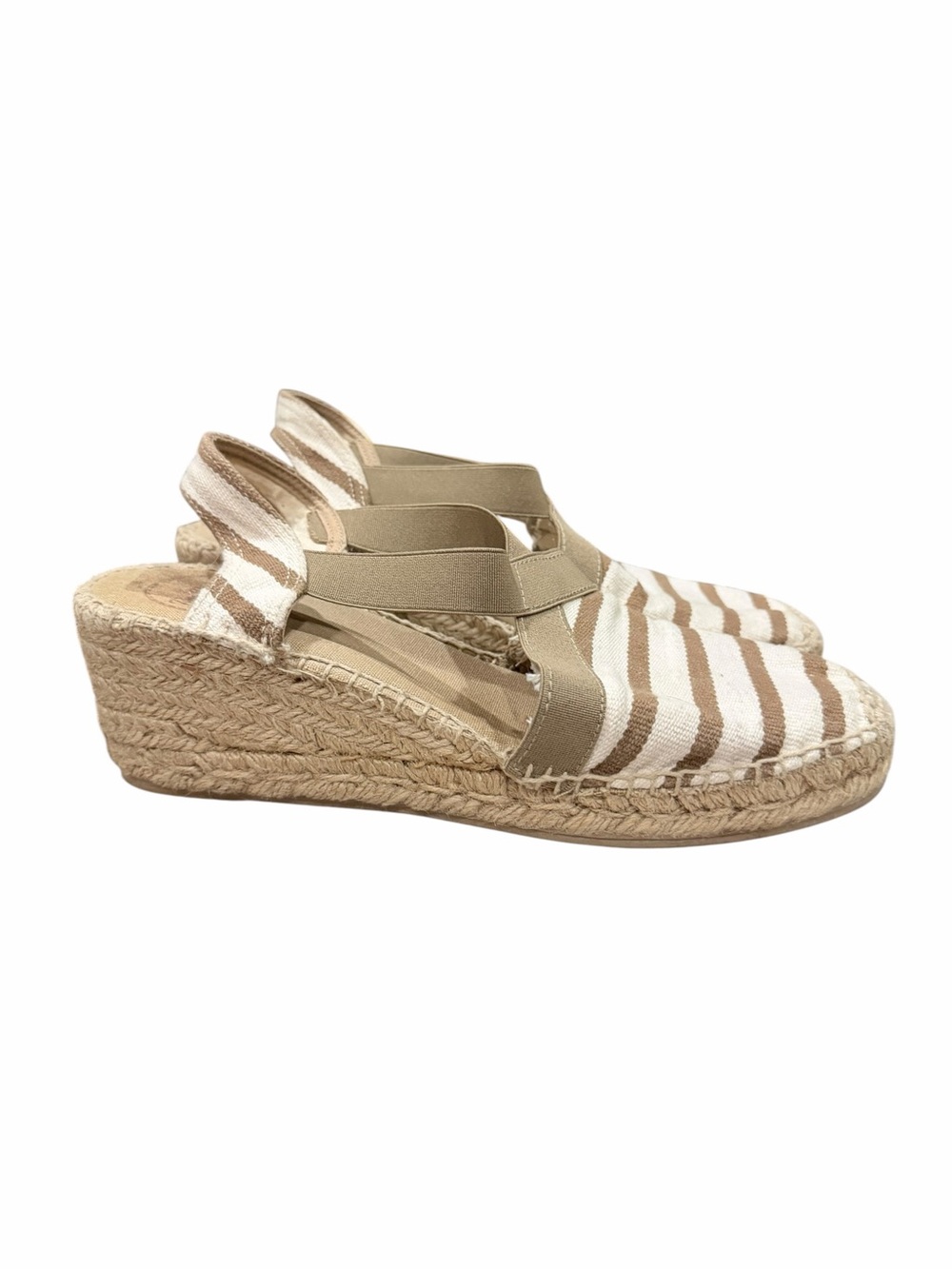 Toni Pons Women’s EU 39 US 8 Terra-Ab wedge espadrille Neutral Summer Shoe S7